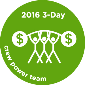 Crew Power Team Legacy Pin