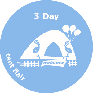 Tent Decorating Legacy Pin