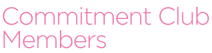 Commitment Club Members