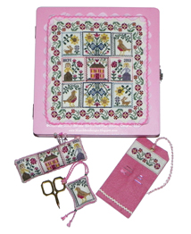 "Red Rosies and Pink Posies" - A special "pink" design with ALL proceeds benefiting the Susan G. Komen 3-Day - for details visit: http://blueribbondesigns.blogspot.com