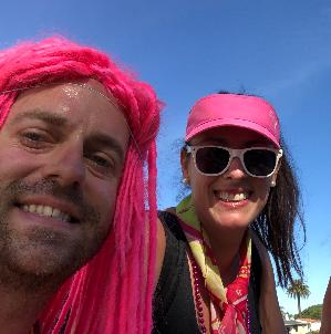 Karla and I at the SD 3-Day 2017. Little did we know we'd be married a year later!