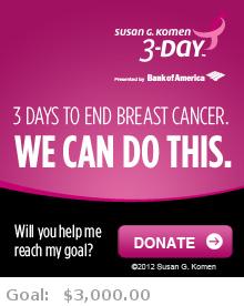 Help me reach my goal for the Susan G. Komen Boston 3-Day