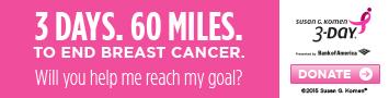 Help me reach my goal for the Susan G. Komen Atlanta 3-Day