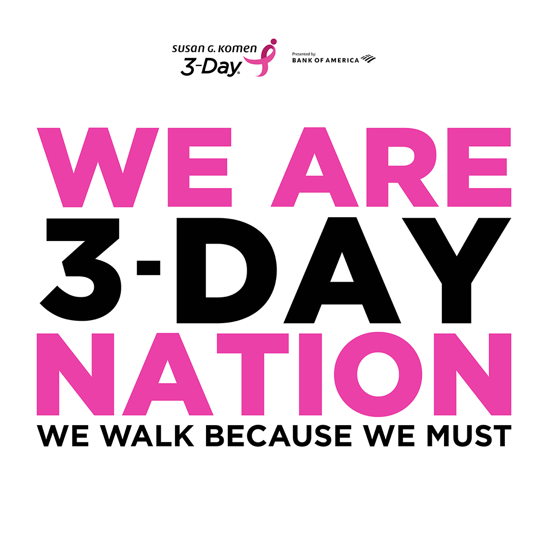3Day Nation Social Sharing Graphics The Susan G. Komen 3Day