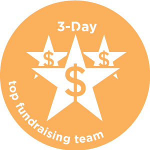 Top Fundraising Team legacy pin