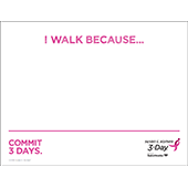 I Walk Because