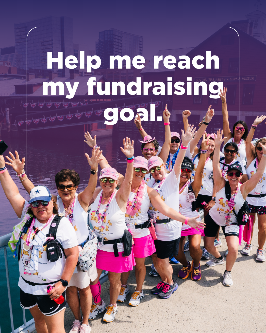 Help me reach my fundraising goal