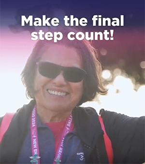 Make the final step count