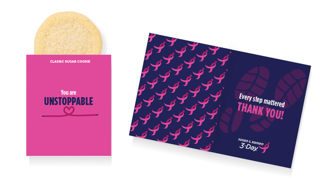 Susan G. Komen 3 Day Cookie