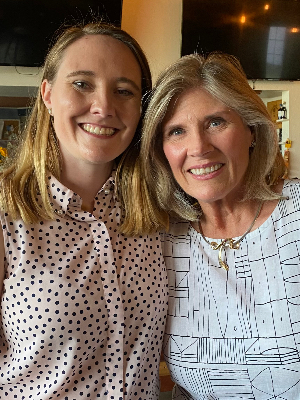 My daughter and I at her bridal shower in August 2022...I want her healthy and not in fear of breast cancer!