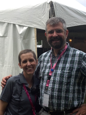 Bridget Spence and me