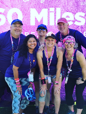 Team Boobilicious at the New England 3 Day in 2022