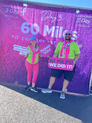 Survived my first 3 Day 60 mile walk through Chicago Sept. 2022! ©'