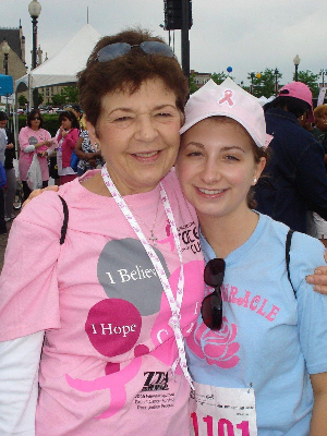 My mom and me'"Race for the Cure 2009 '--