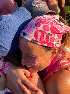 Celebrating 60 miles complete, and many steps forward in the fight against breast cancer