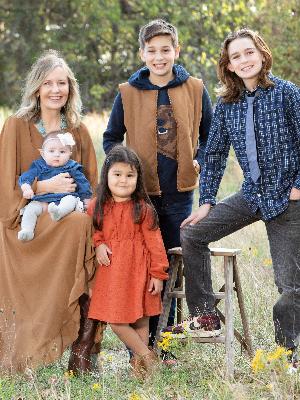 Just me and my 4 grand kids!