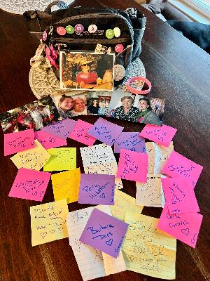 supporting those that are fighting and remembering those that have lost their battle.