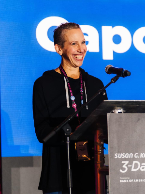 Honored to share my story at the 2024 New England Komen 3 Day.