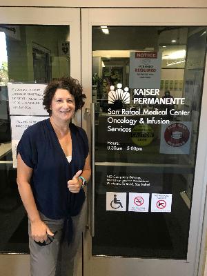 Headed in for chemotherapy