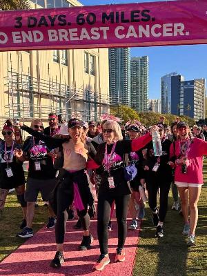2024 San Diego 3 Day Finish Line - Feet to Beat Breast Cancer