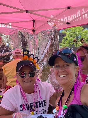 Rose and I In Boston last yr! We walk because we must!!!! OETM'