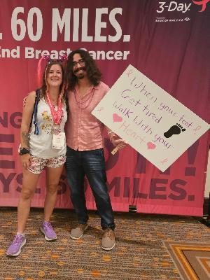 First a supporter, now a walker