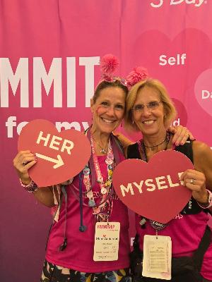 Dallas 2025- What an honor to walk with my tough survivor friend Kristin!