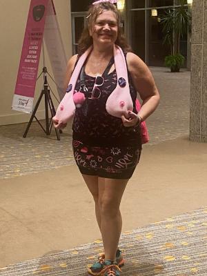 Saving the boobies one step at a time!