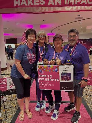 Team Boobster made it to the top 10 Fundraisers for 2025 in Dallas/Ft Worth