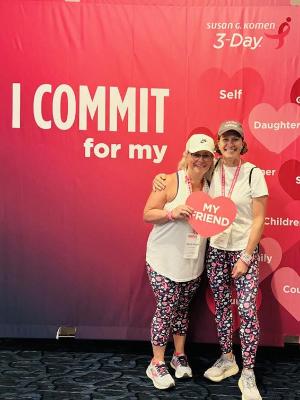 so excited to walk this event again with my dear friend and breast cancer survivor, Paula