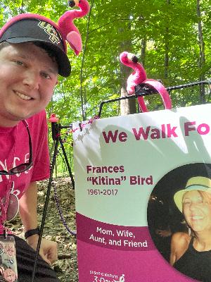 I walk for my Mom. My hero.
